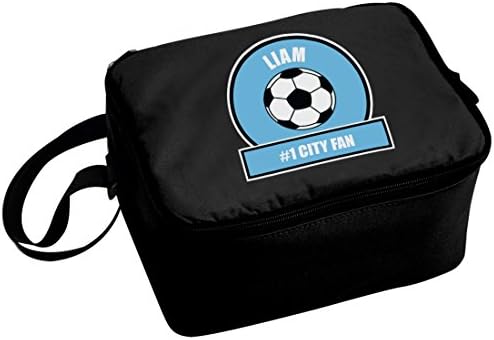 Sky Blue Football Fan Lunch Bag Personalised A Great Lunch Bag To Keep All Those Lunch Nibbles Safe