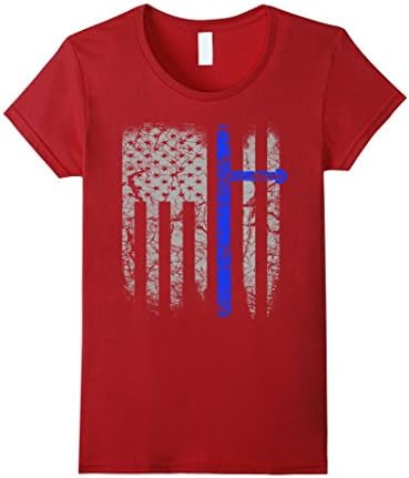 Womens Tonfa flag Tshirt Small Cranberry