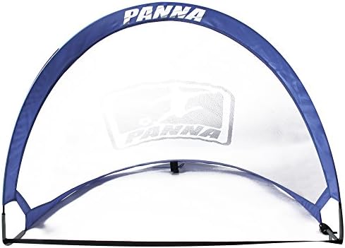 Panna Pop-up Soccer Foldable Goals (Pair) - Set of 2 Twistable Portable Goals with Carry Bag. (4 FT x 6 FT) 023