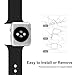 AdMaster Silicone Apple Watch Band and Replacement Sport iwatch Accessories Bands Series 3 2 1 Ocean Blue 42mm M/L