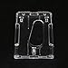 5 Pack Vertical (2-3 Cards) ID Badge Holder Case Card