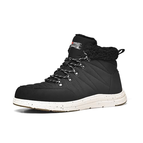 Bruno Marc Men's Winter Warm Casual Boots,Black,9.5 at Amazon