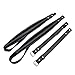 Boozuk Accordion Shoulder Straps, Soft Adjustable Synthetic Leather PU Accordion Shoulder Straps Set for 16-120 Bass, Wide Thick Comfortable Padded Shoulder Straps Black Set of 2.