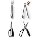 Kitchen Utensil Accessories Set, Beyetori Stainless Steel Cooking Tongs, Fish Turner, Kitchen Shears for BBQ Grill Cook Fry Home Poultry