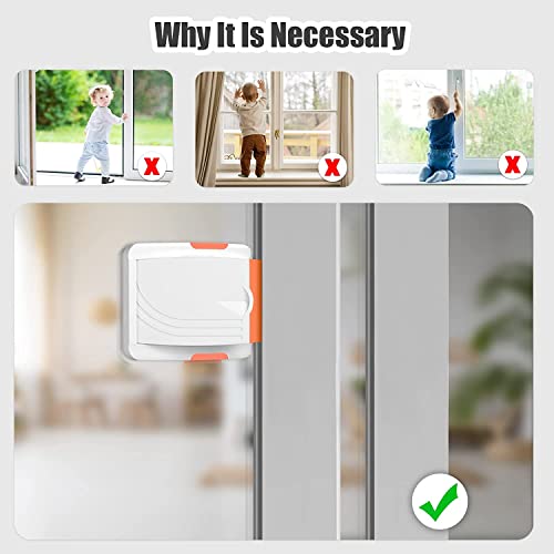 Sliding Door Lock for Child Safety Sliding Closet Door Lock Sliding Door Baby and Pets Proof
