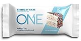 ONE Protein Bar Mini, Birthday Cake, 30 Pack, Gluten-Free Mini Sized Protein Bar with Protein (8g) and Low Sugar (Less Than 1g), Guilt Free Snacking for Healthy Diets