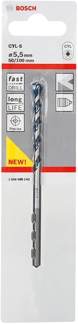 Bosch Professional CYL-5 Concrete Drill Bit 5.5 x 100 mm Robust Line