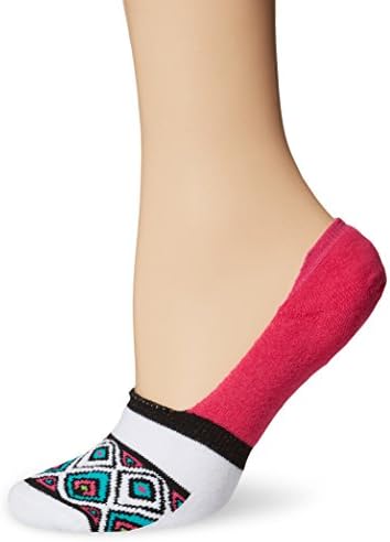 KurB Women's Performance Liner, White/Fuchsia Street Rights, 9-11/Shoe Size 4-10