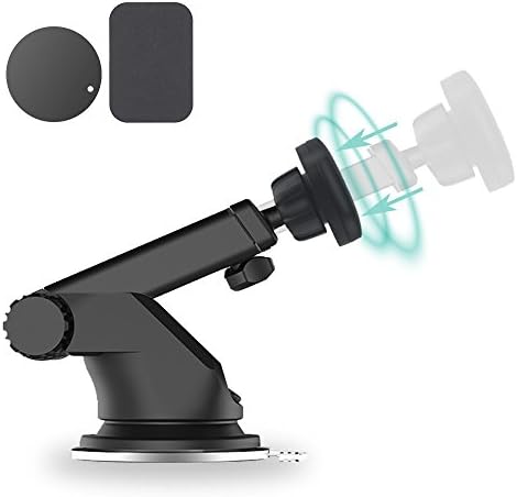 360° Universal Magnetic Car Holder Stand on Windshield Dashboard Car Mount for Cell Phone Samsung Galaxy S8 Edge S7 S6 iPhone 6s 6 Plus 7 7 Plus
