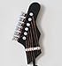 EDOBLUE Creative Cloth Hook Iron Hooks Shabby Chic Guitar Shaped Clothes Hanger Decorative Hooks Resin Hook (Guitars)