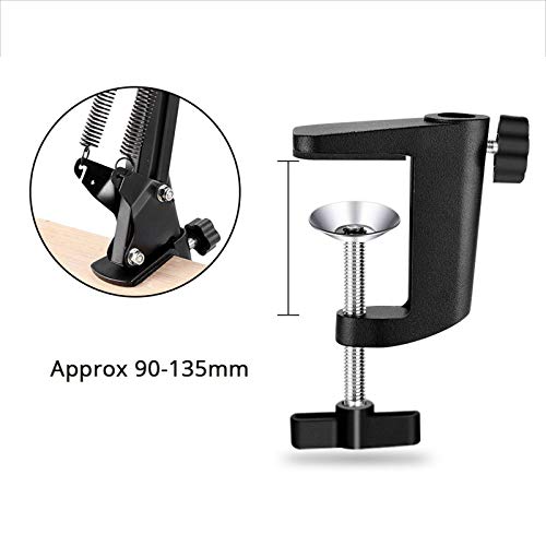 Puyong BM-800 Condenser Microphone Kit, Recording Kit with Adjustable Microphone Holder and Double-Layer Filter, Studio Microphone for Professional Recording Broadcasting Singing,Navy Blue