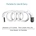 Titanker Bike Lock, Bicycle Lock 4 Feet Cable Lock 1/2 Inch Resettable Bike Locks Combination with Mounting Bracket, Bike Accessories for Bicycle, Electric Scooter, Motorcycle, White
