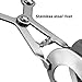 NPYPQ Stainless Steel Escargot Snail Tongs Kitchen Cooking Tool for French Meals Serving