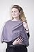Soft Premium Cotton Nursing Cover & Nursing Scarf - Shopping Cart Cover, Blanket - Multi-Use Breastfeeding Cover
