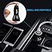 volport Dual USB Car Charger: 39W All-Metal Cigarette Lighter Adapter - Black Mini Carro Charging with 2 Quick Charge 3.0 USB-C Port for iPhone Samsung Galaxy LG Google Pixel Moto Phone