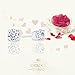 ORROUS & CO Legacy Collection 18k White Gold Plated Cubic Zirconia Cut Unisex Solitaire Stud Earrings, Round (1.90 Carats)