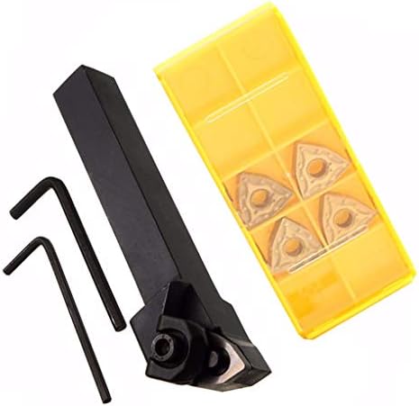 Vkospy WWLNR1616H08 Lathe Turning Tool Holder Boring Bar Tool WNMG0804 Inserts Kit Replacement L Wrench Set