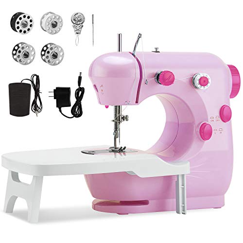Mini Sewing Machine with Extension Table, Midvalley Handheld Sewing
