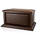 Perfect Memorials Large Traditional Walnut Wood Cremation Urn