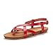 DREAM PAIRS Women's Bold Slingback Flat Sandals
