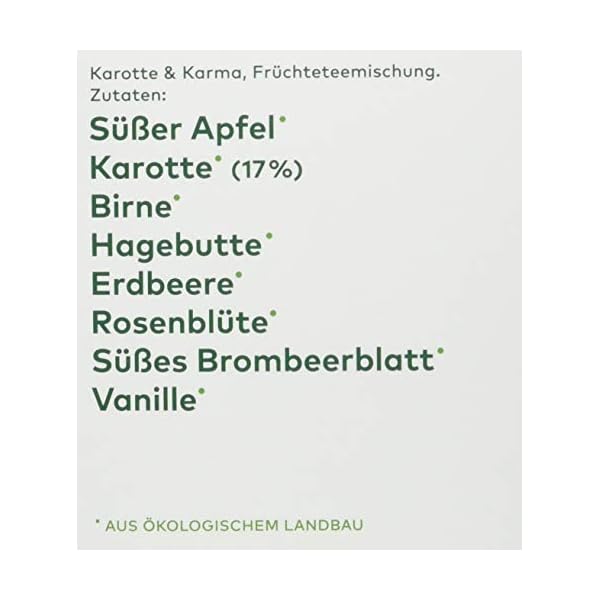 Lebensbaum Bio Früchtetee Karotte und Karma (1 x 40 g) – Bild 6