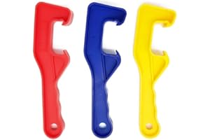 3 PCS Plastic Bucket Lid Opener,5 Gallon Plastic Bucket Paint Bucket Can Opener,Remover Wrench Tool Lid Remover Opener,for In