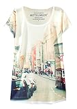KaiTingu Women's Short Sleeve Street Mall Graphic Print Vintage T Shirt