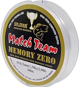 Silstar MATCH TEAM MEMORY ZERO FISHING LINE 0,28mm/13,9kg/6,30lb/300m line