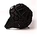 BARNETT Heat Pro Helmet Black XS Soft Shell Flag Football Helmet 7v7 Rugby Helmet Scrum Cap Soccer Padded Headgear Adjustable Head Protector for Youth Kids Adults