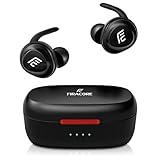 Bluetooth Headphones, FIRACORE 5.0 True Wireless Earbuds Deep Bass HiFi Stereo Sound Bluetooth Earphones 16H Playtime Mini in Ear Headset with Charging Case and Built in Mic for Sports Running