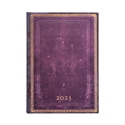 Paperblanks 12 Months 2023 Anemone Diary | Horizontal | Midi (130 × 180 mm)