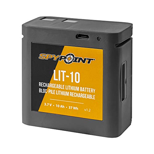 SPYPOINT LIT10 Batterie au lithium rechargeable de 3,7 V pour caméras