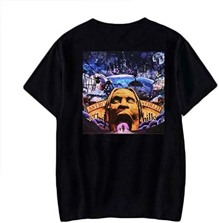 Travis Scott Astroworld Summer Basic Large Size Cotton T-Shirt Korean Casual Top