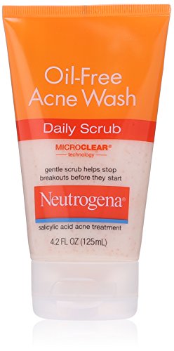 Neutrogena Oil-Free Acne Wash Daily Scrub, 4.2 Fluid Ounce (Pack of 3)