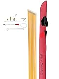 Wire Noodler HD: Most Complete Wire and Cable Pulling Fish Tape Kit. 8 Attachments Including Flexible Nylon Rod, Chain Noodle, LED Light, Magnet, Various Hooks, and Carrying Case (32 foot)