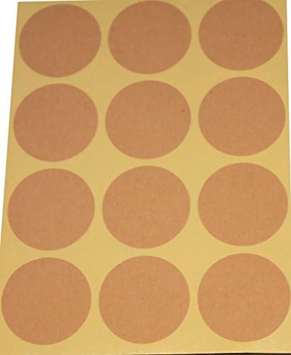 Master Label Kraft blank round shaped Stickers Removal labels gift Decoration hand Craft 10