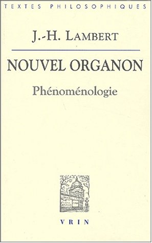 Nouvel organon, phénoménologie
