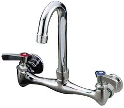 Top Line Wall Mount Faucet W 8 Centers And 3 1 2 Swivel