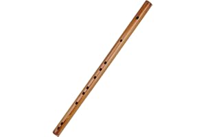 Joinpaya Traditional Bamboo Flute in G Key, Entry-Level Chinese Dizi Musical Instrument for Beginners, Hand-Polished Natural 