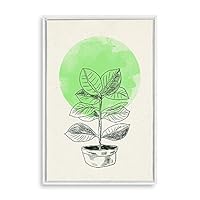 Framed Canvas Wall Art Modern Geometric Pattern Canvas Prints Home Artwork Decoration for Living Room,Bedroom - 16x24 inches