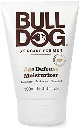 Bulldog Mens Skincare and Grooming Age Defense Moisturizer, 3.3 Ounce