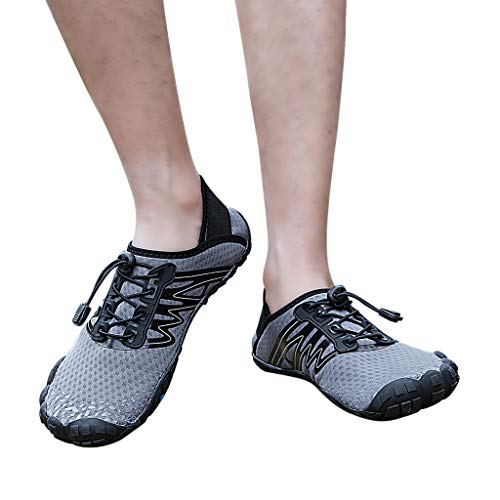 SMALLE ◕‿◕ Aqua Water Shoes for Women Men, Mens Womens Aqua Beach Water Shoes Quick Dry Barefoot Pool Running Diving Swim