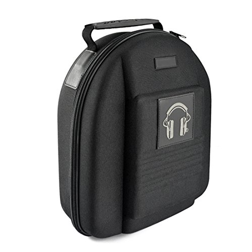 Headphone Full Size Hard Carrying Case / Travel Bag with Space for Cable, AMP, Parts and Accessories (Fit Beats Excutive, Beats Pro, Beats Studio, Diamond Tear, ULTRSONE ED8, ED10, JVC HA-M5X, HA-DX2000 and More)