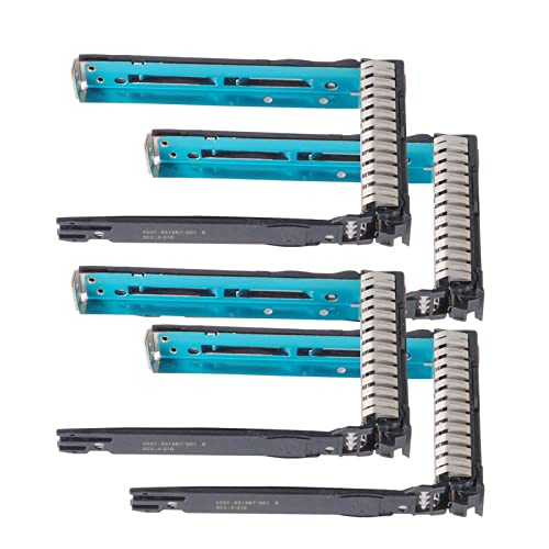 Heretom 4-Pack 2.5inch SFF SAS SATA Hard Drive Tray Caddy Replacement for HP 651687-001 651699-001 G9 Gen9 DL380p DL360p DL160 DL580 DL560 DL385 DL320e G8 Series (Not Fit For 3.5" series!)