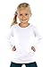 Kavio! Toddlers Crew Neck Long Sleeve White 5T