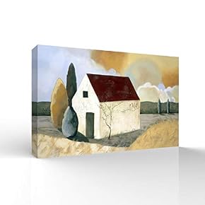 Impressionist City Painting for Bedroom Living Room