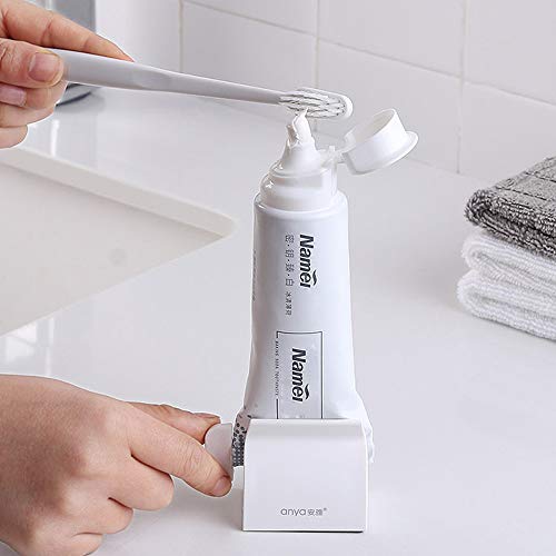 ONDY Rolling Tube Toothpaste Squeezer,Heavy-Duty Toothpaste Dispenser With Rubber Pad Multi-function Squeezer for Cleansing Foam,Hair Gel,Cosmetic Samples,Ointments