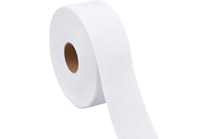 BENECREAT 1.9 Inch x 70 Yards Fusible Batting Tape, White Non-Woven Fusible Interfacing Tape for Art Quitting Batting Sewing