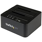 StarTech.com Hard Drive Duplicator Dock - USB 3.1 (10Gbps) Standalone Hard Drive Cloner for 2.5" & 3.5" SATA SSD/HDD Drives (SDOCK2U313R)