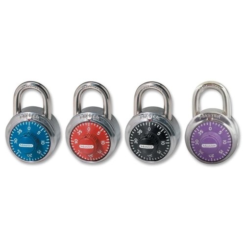 Photo 1 of  Master Lock Colored Dial Combination Padlocks